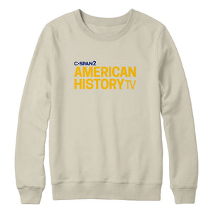 American History TV Logo Cream Crewneck