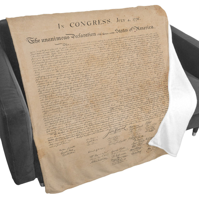 Declaration of Independence Fleece Blanket
