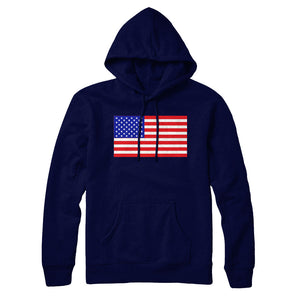 Navy American Flag Hoodie