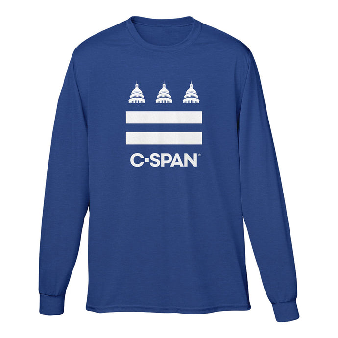 Capitols Flag Blue Long-Sleeve Tee