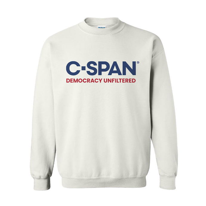C-SPAN Democracy Unfiltered White Pullover
