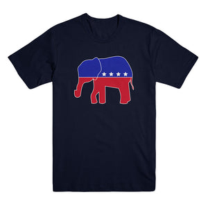 Navy Elephant Tee