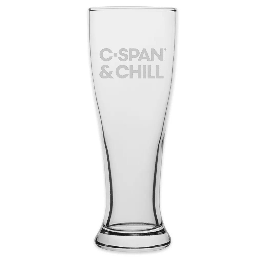 C-SPAN and Chill Pilsner Glass