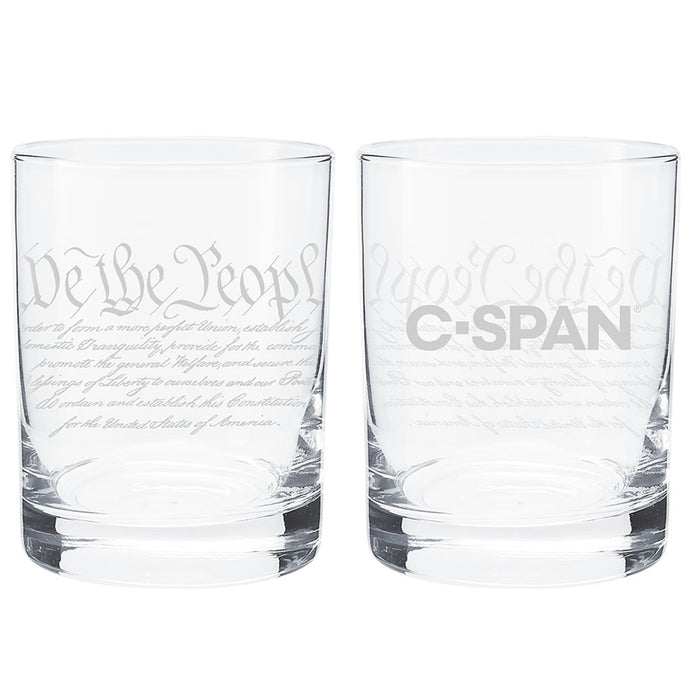 C-SPAN Constitution Whiskey Glass