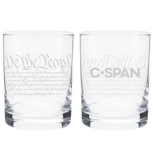 C-SPAN Constitution Whiskey Glass