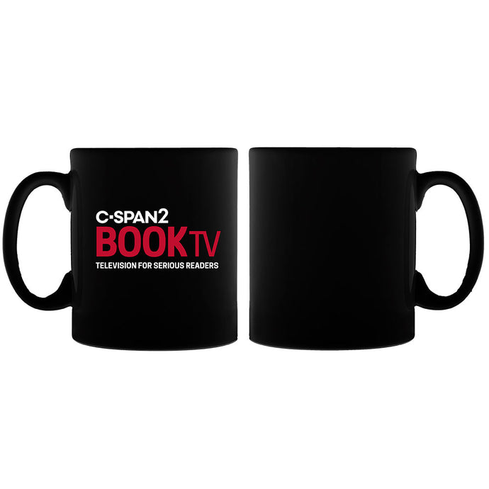 Book TV Logo Black Mug
