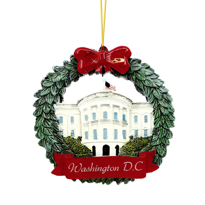 White House Wreath Ornament